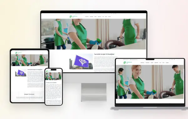 Temizlik Firma Website Scripti