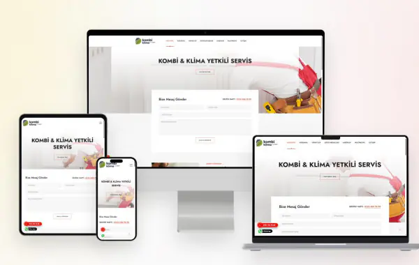 Kombi & Klima Tamiri Website Yazılımı