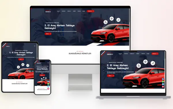 Oto Ekspertiz Firması Kurumsal Website Scripti