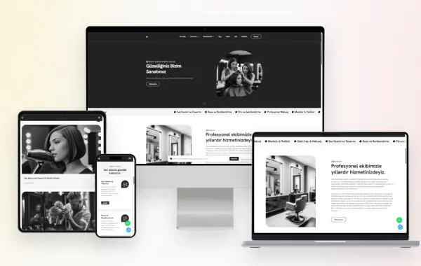 Kuaför Website Yazılımı v1