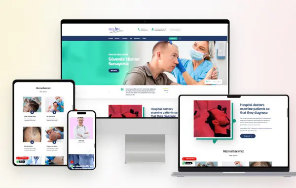 Saç Ekim Merkezi Hazır Website Yazılımı