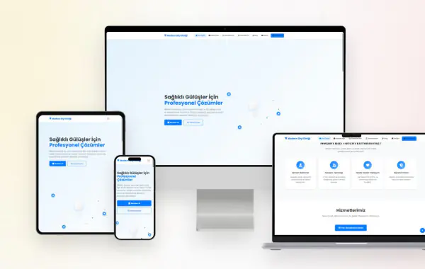 Modern Diş Kliniği - Dişçi Website Yazlımı