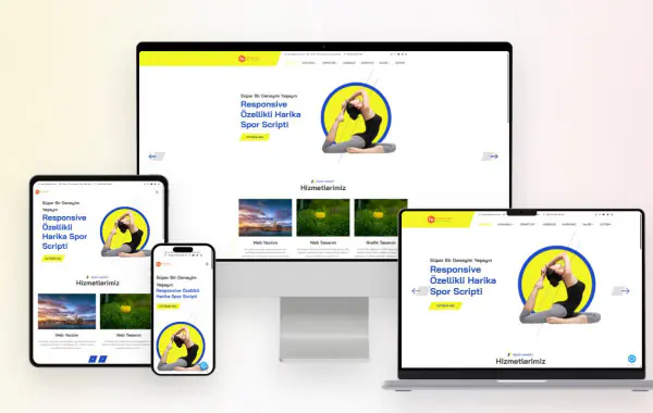 Yoga Fitness Hizmetleri Website Yazılımı