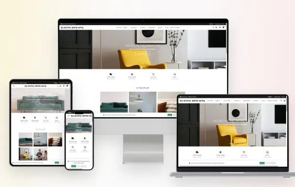Butik Mobilya Satış E-Ticaret Yazılımı