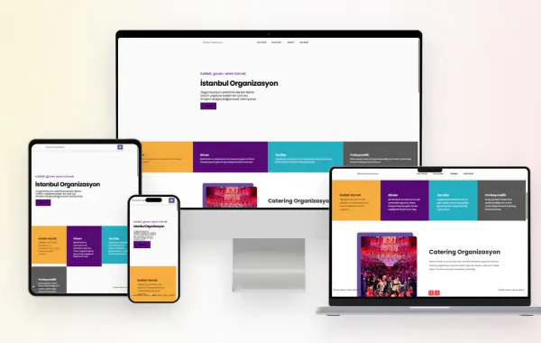 Organizasyon & Etkinlik Website Scripti